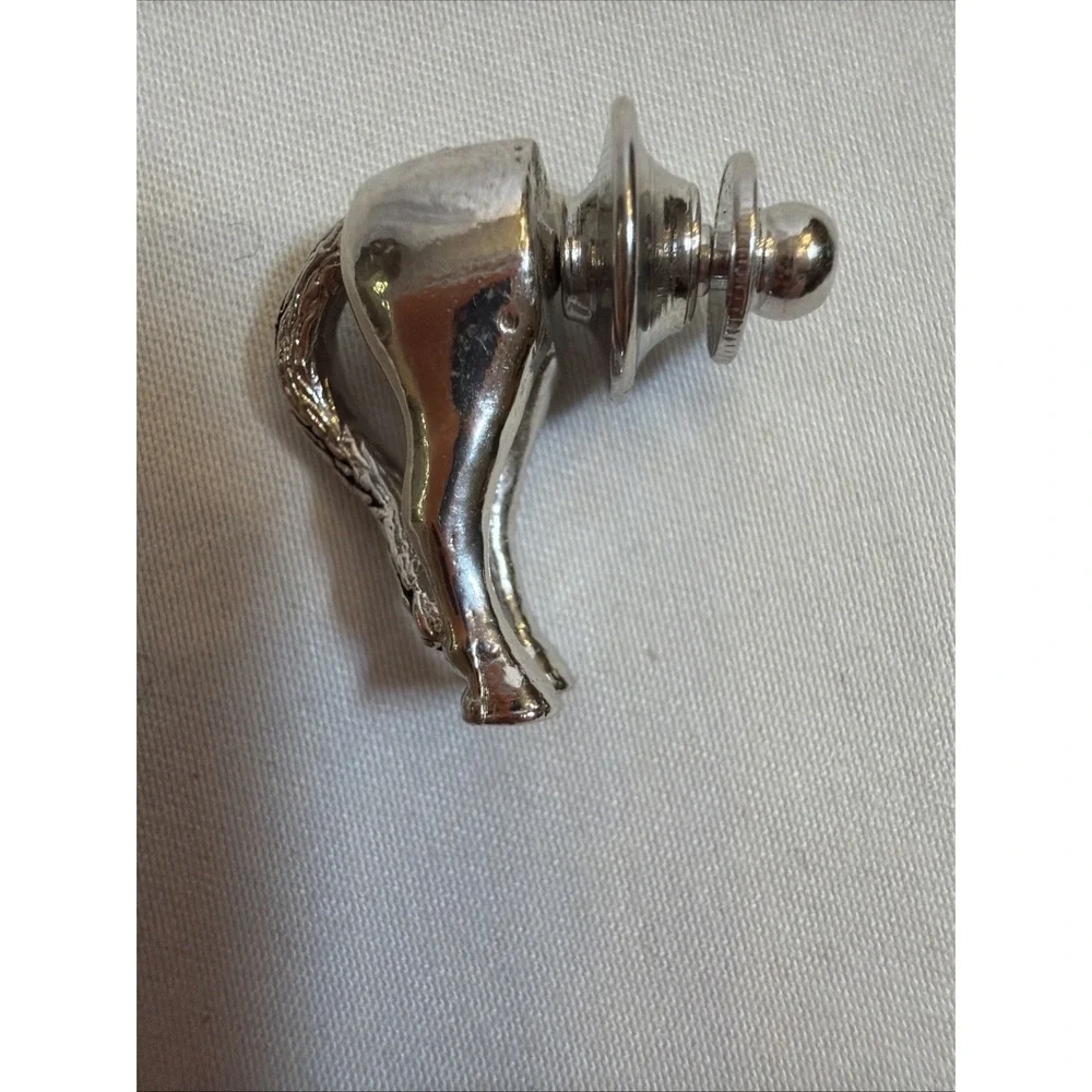 Sterling‎ Silver Horse Rear End Tie Tack – Whimsical & Unique 6grams
